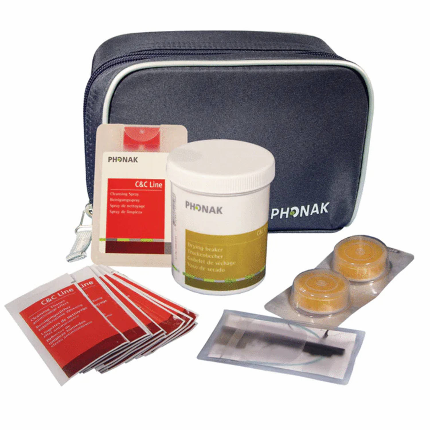 Phonak C&C Kit 2 - Reiniging, desinfectie en verzorgingsset voor in het oor en achter het oor horen hulpmiddelen