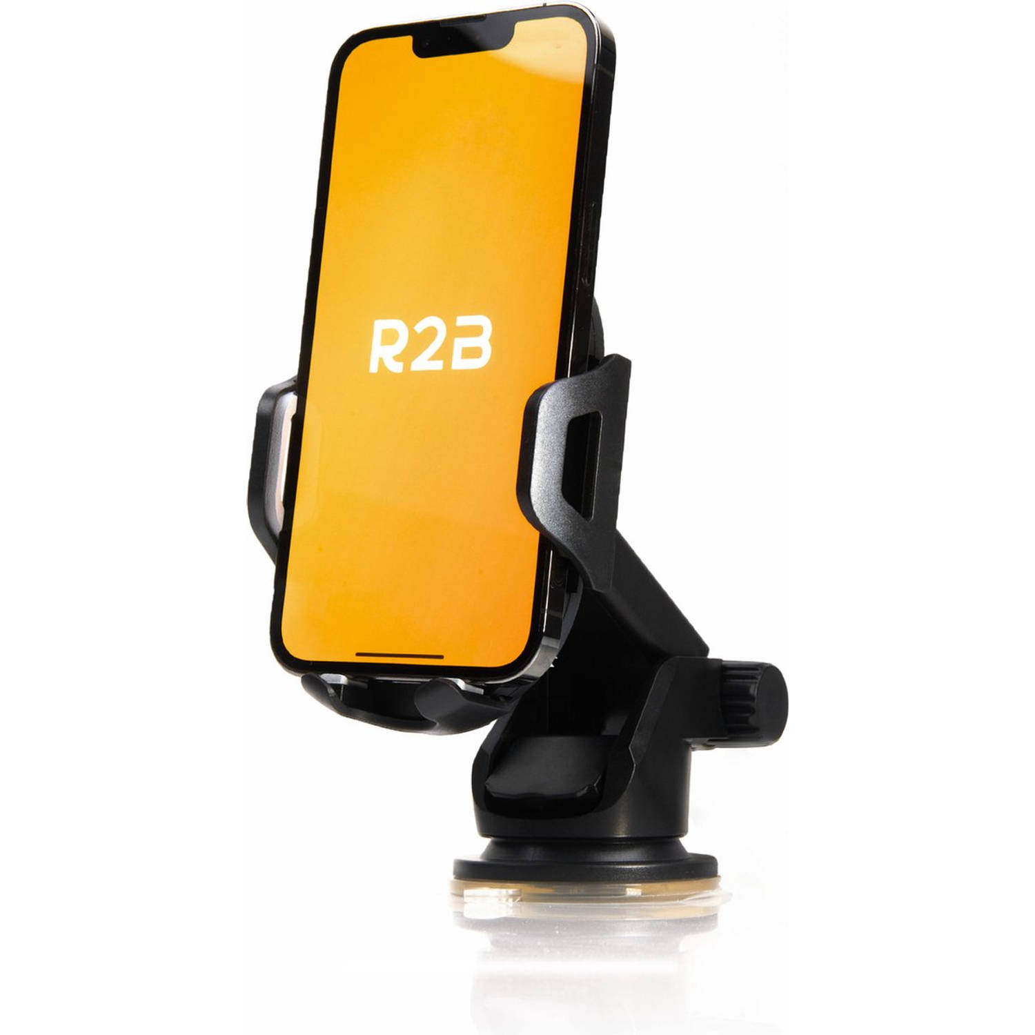 R2b Telefoonhouders Auto Zuignap Voor Raam, Dashboard En Ventilatie Mobiel-Gsm Houder Model Haarlem
