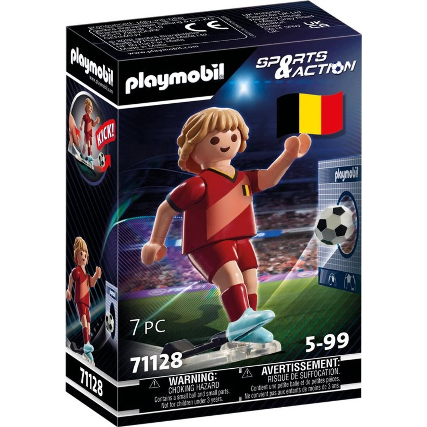 PLAYMOBIL Sports & Action Voetballer België - 71128