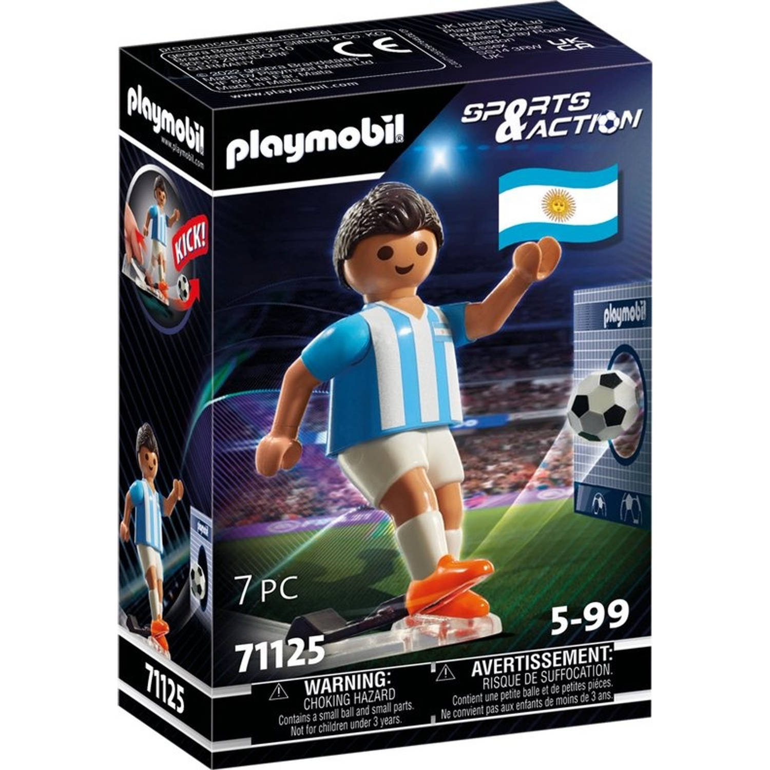 Playmobil Sports & Action Voetballer Argentinië 71125