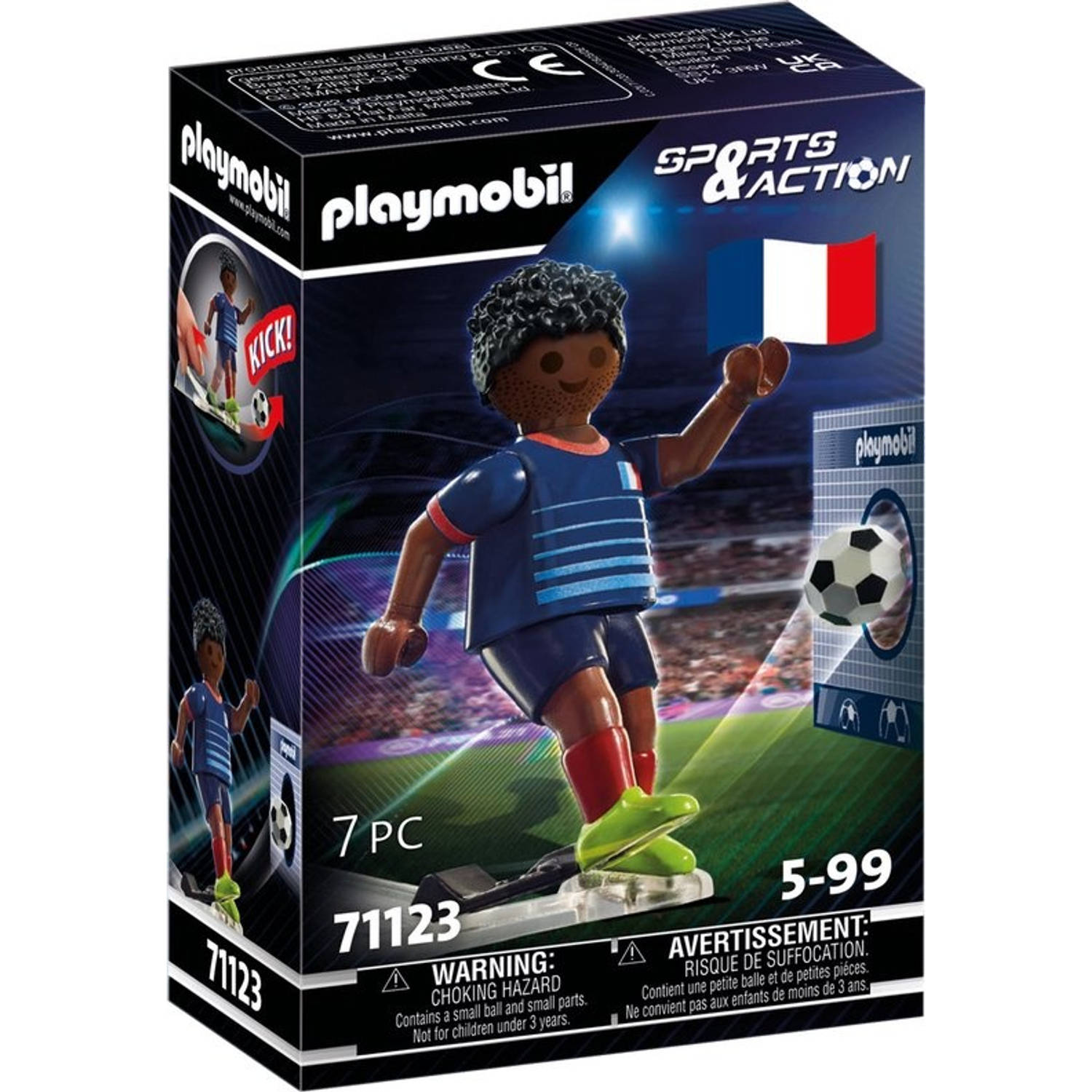 Playmobil Sports & Action Voetballer Frankrijk A 71123