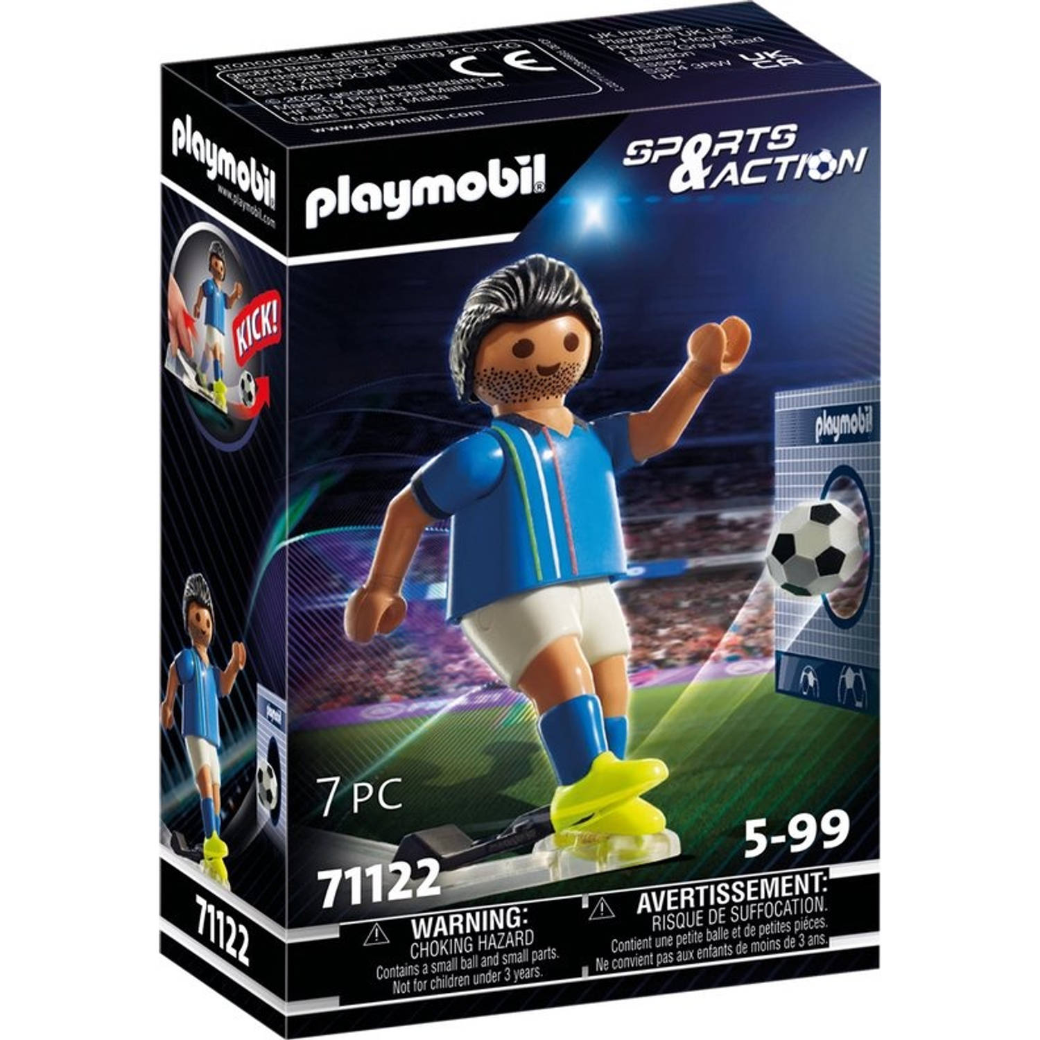 Playmobil Sports & Action Voetballer Italië 71122