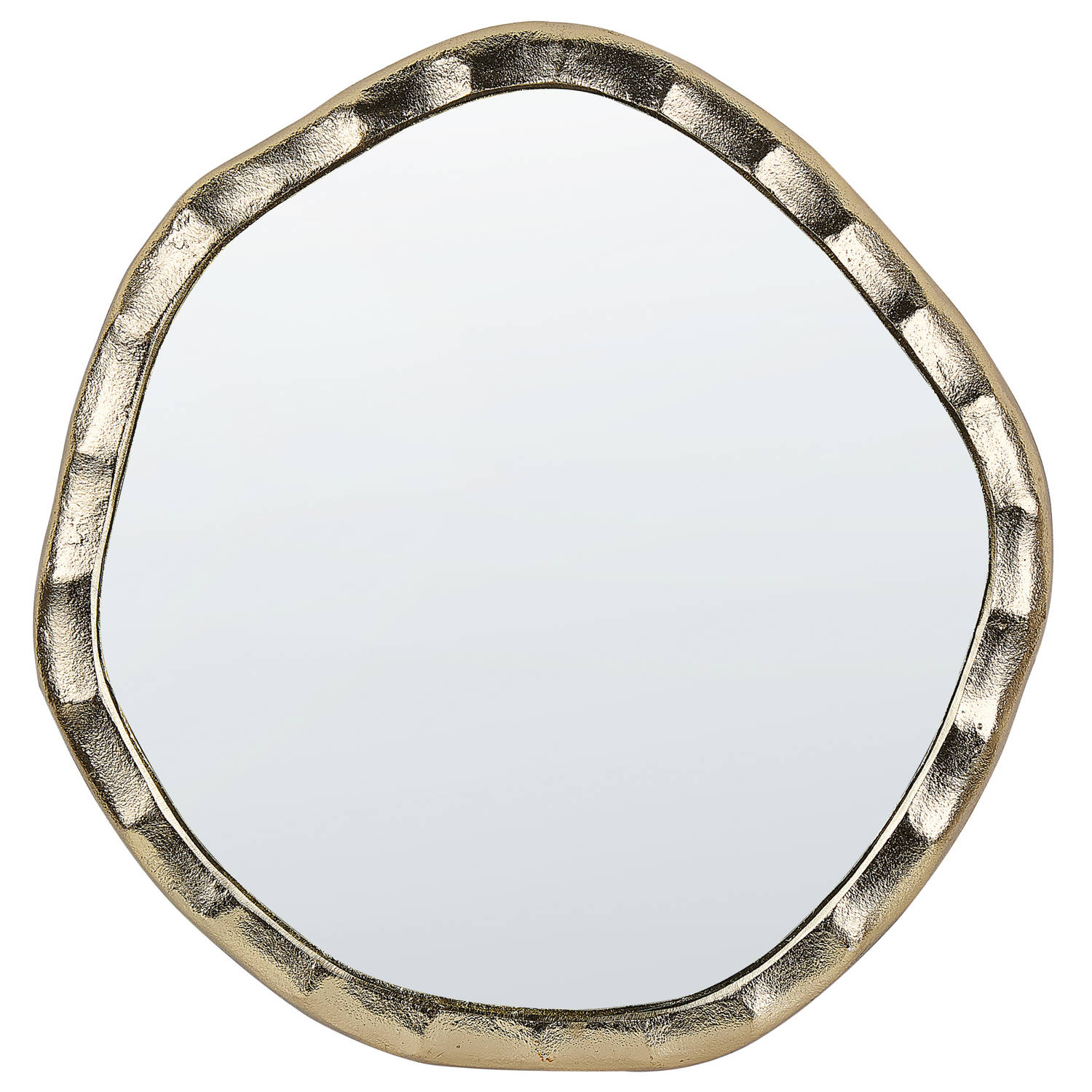 Beliani Angke Decoratieve Spiegel-goud-aluminium