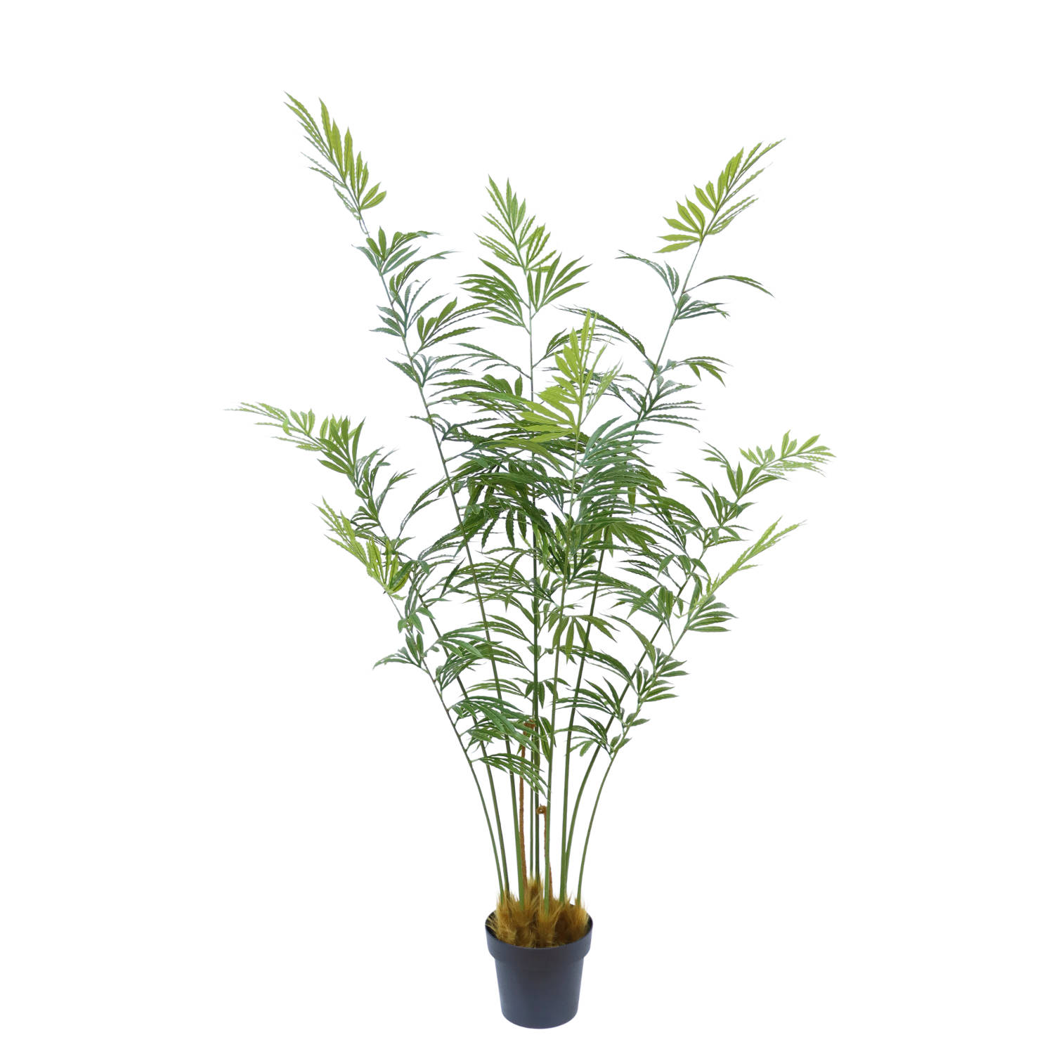 Kunst Palmvaren 160cm | Kunstpalm 160cm | Grote Kunstplant | Kunstplant voor binnen | Tropische Kunstplant | Groene kunstplant 160cm