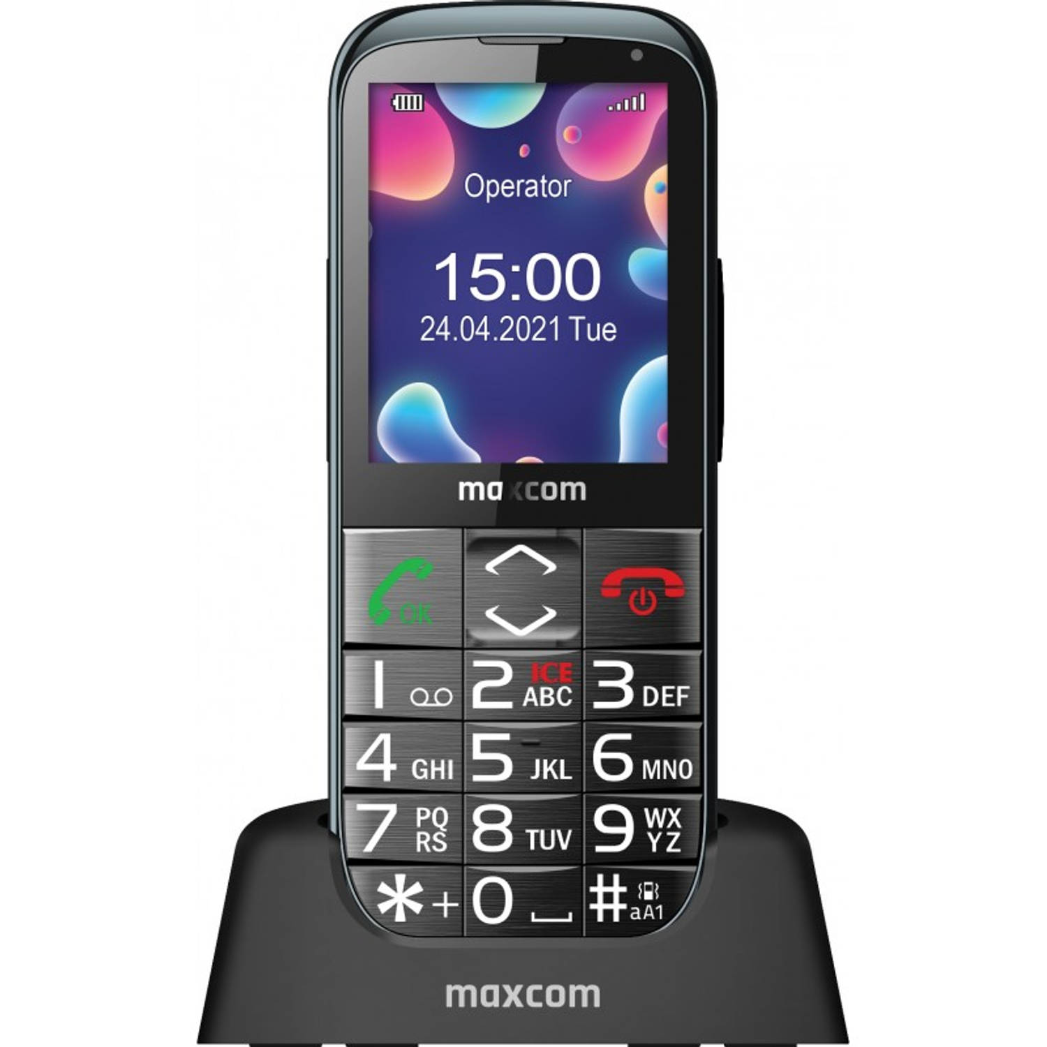 Maxcom comfort MM724 - Eenvoudige mobiele telefoon Senioren GSM