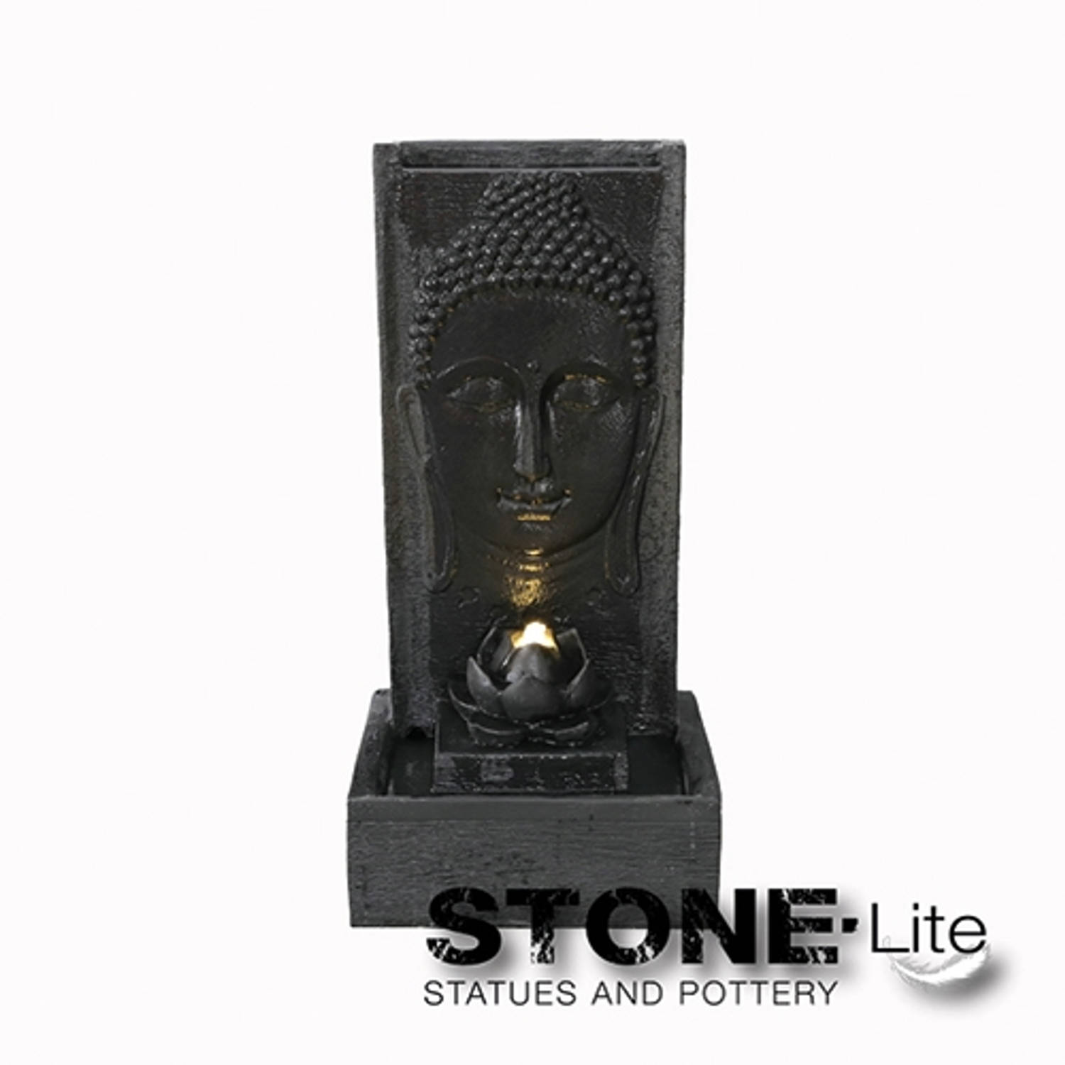 Stone Lite Fontein Boeddha 40x33x81 cm