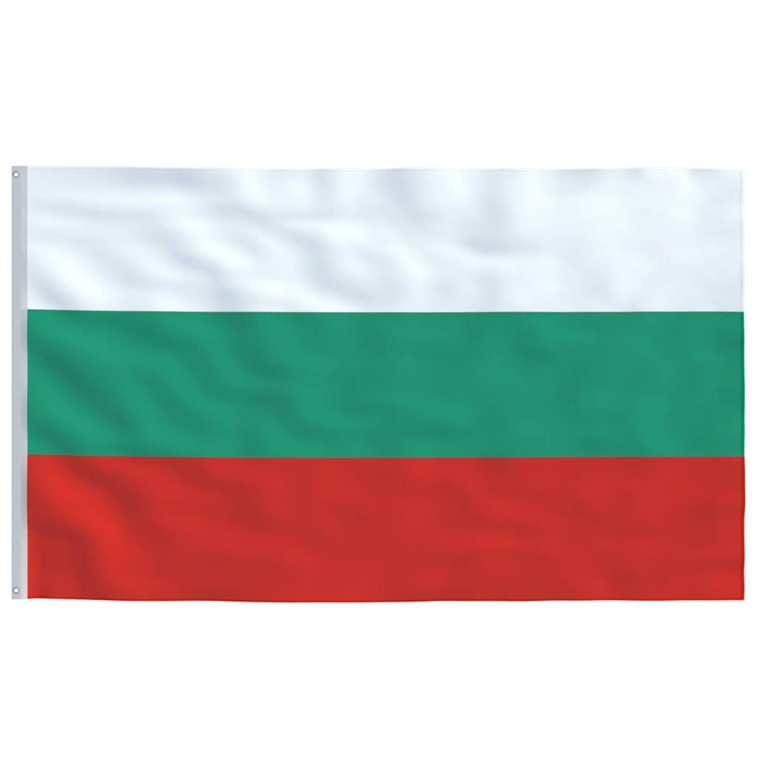 vidaXL Vlag Bulgarije 90x150 cm