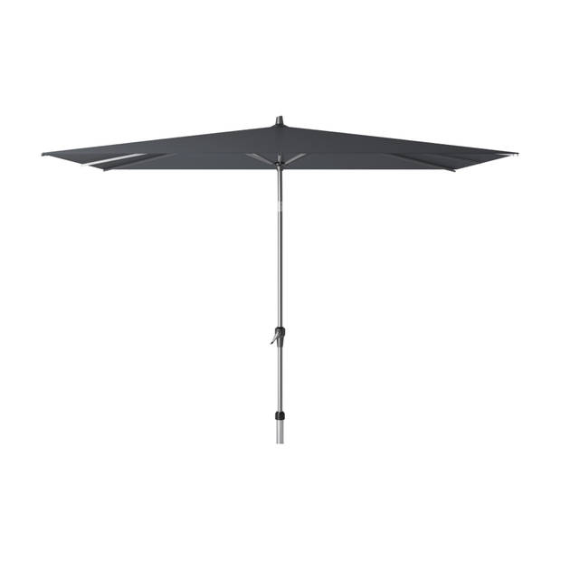 Platinum Riva stokparasol 3x2 - Antraciet met voet en hoes