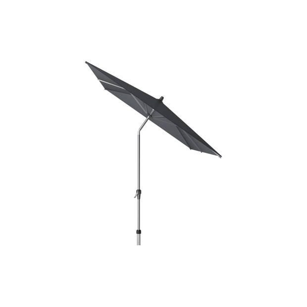 Platinum Riva stokparasol 3x2 - Antraciet met voet en hoes