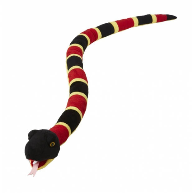 Pluche dieren knuffels 2x slangen van 145 cm - Knuffeldier