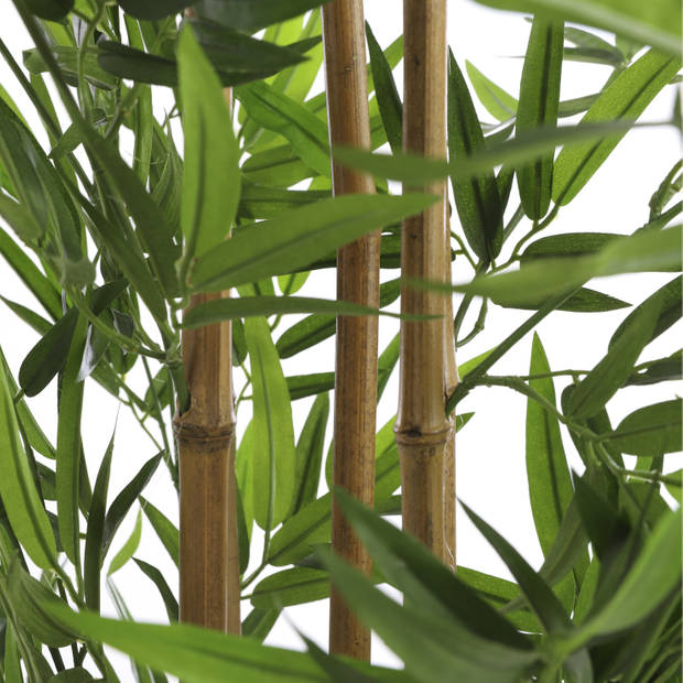 Bamboe struik kunstplant staand 120 cm - Grote huis/kantoorplant - Kunstplanten