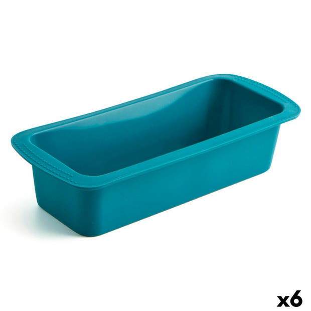 Springvorm Pan Quid Silik One Blauw Plastic (27,5 x 12 cm) (Pack 6x)