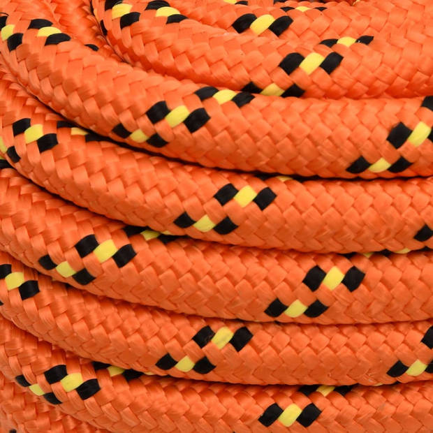 vidaXL Boot touw 20 mm 100 m polypropyleen oranje