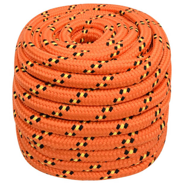 vidaXL Boot touw 20 mm 50 m polypropyleen oranje