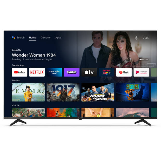 Sharp Aquos 55FN2EA - 55inch - 4K Ultra-HD - Android Smart-TV