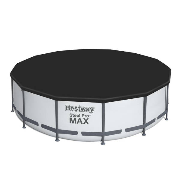 Bestway - Steel Pro MAX - Opzetzwembad inclusief filterpomp en accessoires - 427x107 cm - Rond