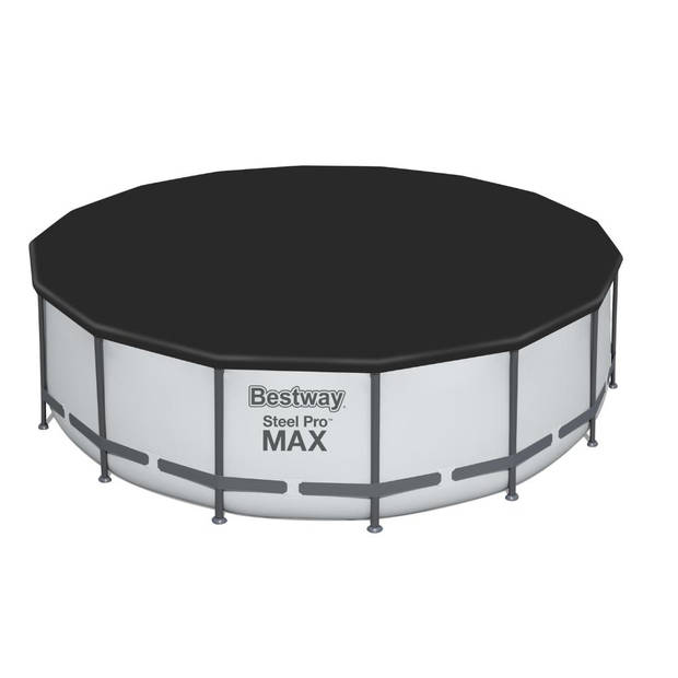 Bestway - Steel Pro MAX - Opzetzwembad inclusief filterpomp en accessoires - 488x122 cm - Rond