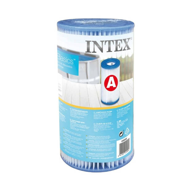 Intex Skimmer & Filterpomp 3407 L/u & 6 Filters Type A & WAYS Scrubborstel