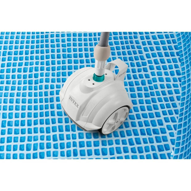 WAYS - Zwembad Onderhoud - Zwembad Stofzuiger ZX50 & Filterpomp 3407 L/u & 12 Filters Type A & WAYS Scrubborstel