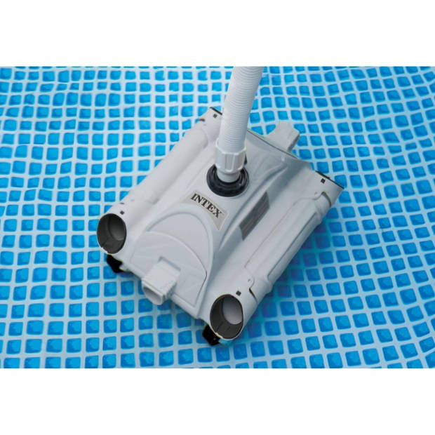 WAYS - Zwembad Onderhoud - Bodemzuiger & Filterpomp 9463 L/u & 6 Filters Type B & WAYS Scrubborstel