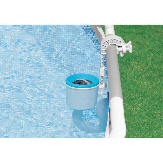 Intex Skimmer & Filterpomp 3407 L/u & 6 Filters Type A & WAYS Scrubborstel