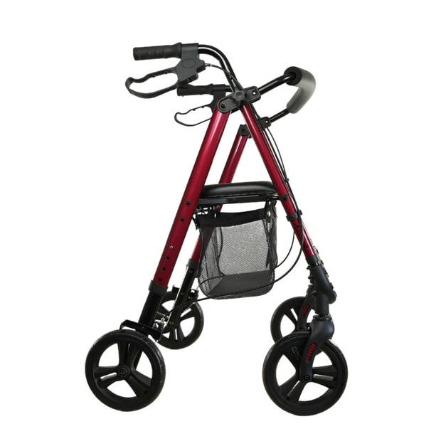 Rollator Nova (6,7kg) binnenrollator ook geschikt voor buiten Rood