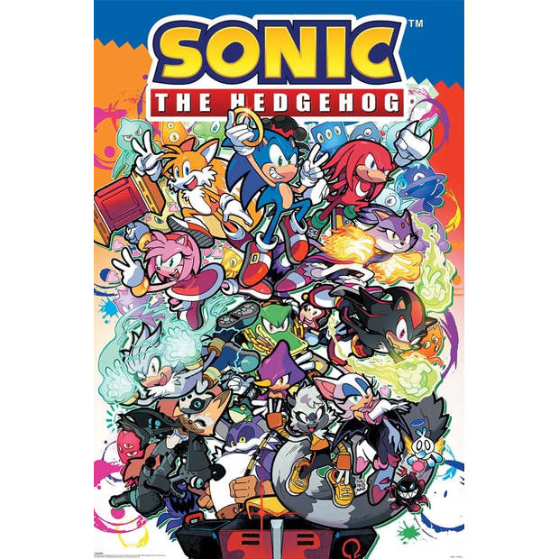 Poster Sonic the Hedgehog Comic Characters 61x91,5cm