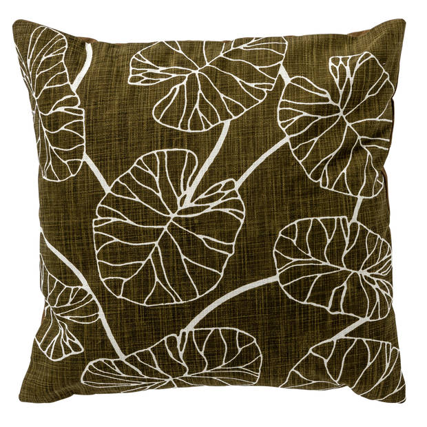 Dutch Decor - JULES - Sierkussen 45x45 cm Olive Branch - groen