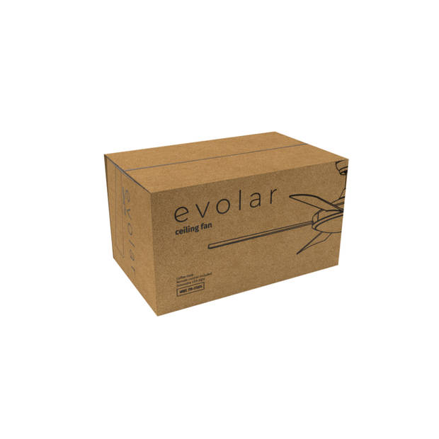 Evolar EVO-CF52CG Plafondventilator Koffie Bruin
