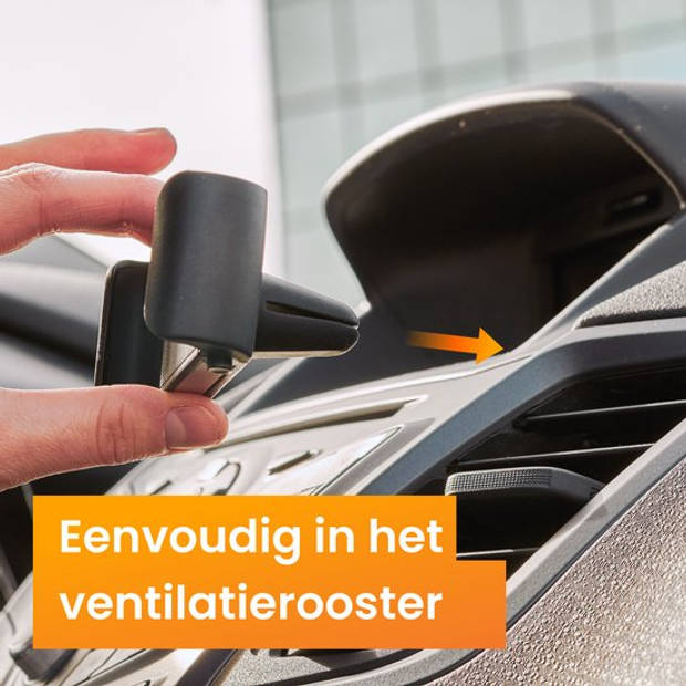 R2B Telefoonhouders Auto Ventilatie Rooster - Gsm Houder Auto - Autoaccessoires - Auto Telefoonhouder - Model Amsterdam