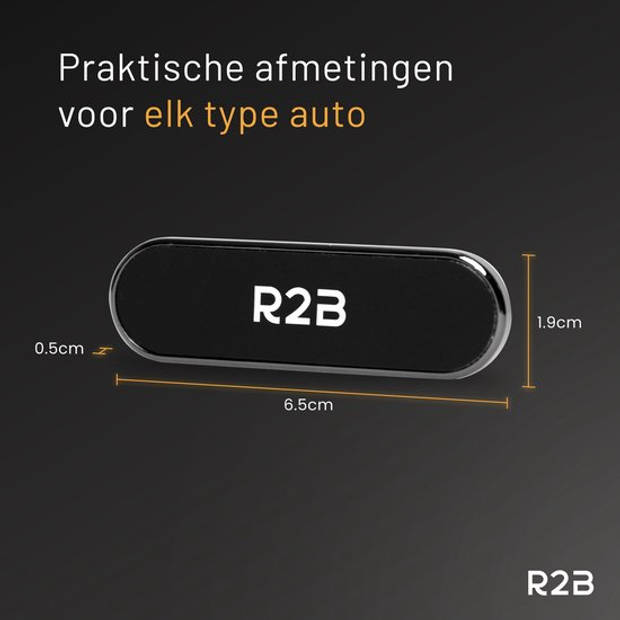 R2B Telefoonhouders Auto Magnetisch - Voor Dashboard/Console - Gsm Houder Auto - Autoaccessoires - Auto Telefoonhouder