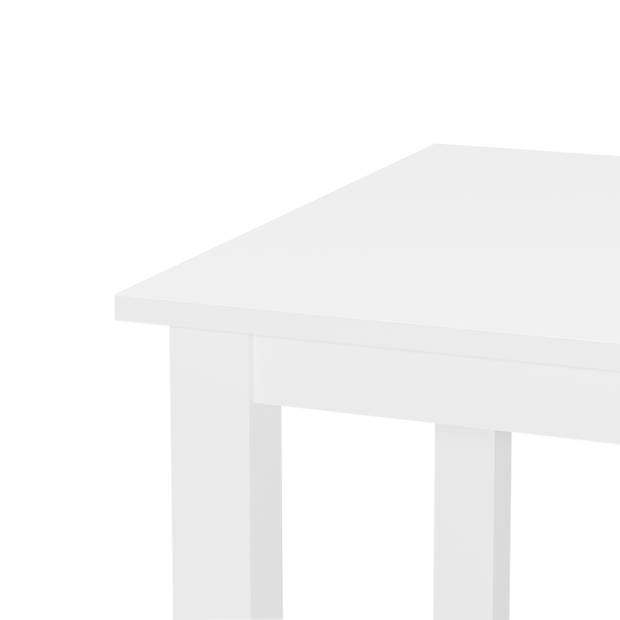 Bureau tafel - keukentafel - 110 cm breed - wit