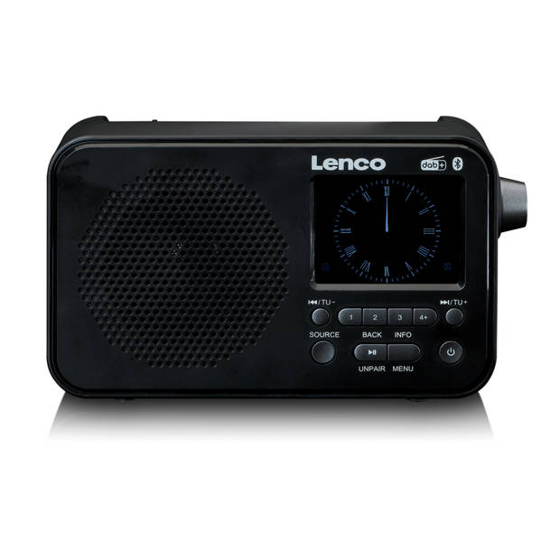 DAB+ FM radio met Bluetooth® Lenco Zwart-Grijs