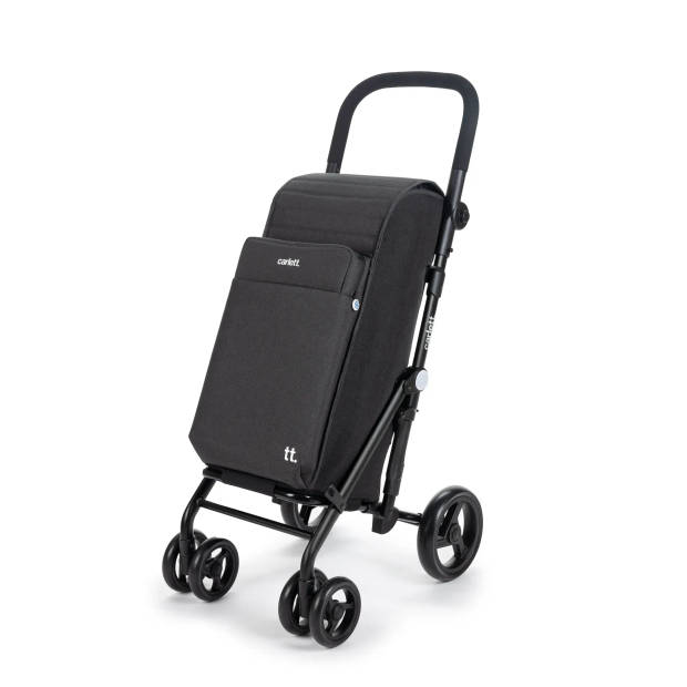 Boodschappentrolley Urban Quad Zwart