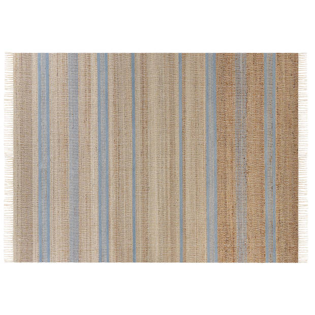 Beliani TALPUR - Gevlochten-Beige-Jute