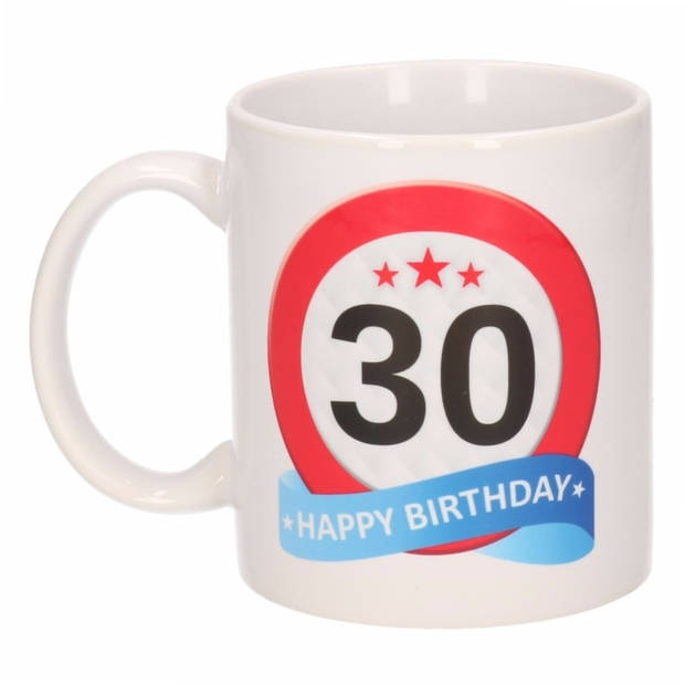 Cadeau set voor 30e verjaardag - Koffie mok en funny Wc-rol - Voor vrouwen van 30 - feest mokken