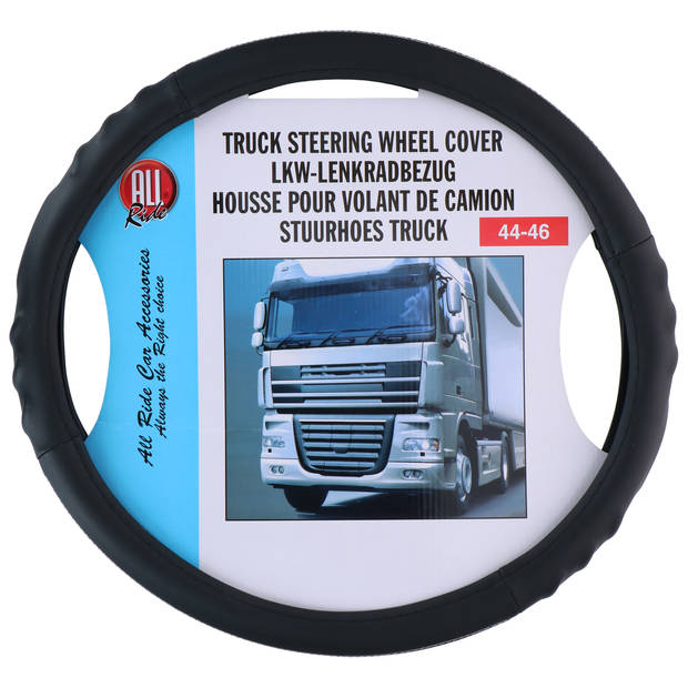 All Ride Stuurhoes Vrachtwagen - Sturen met Diameter 44-46CM - Rubber - Anti-Slip Textuur - Zwart/Grijs