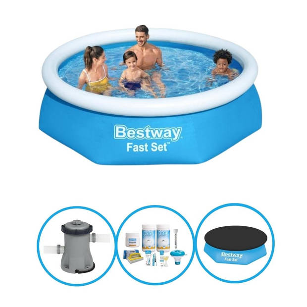 Bestway Zwembad Fast Set - Zwembadpakket - 244x61 cm