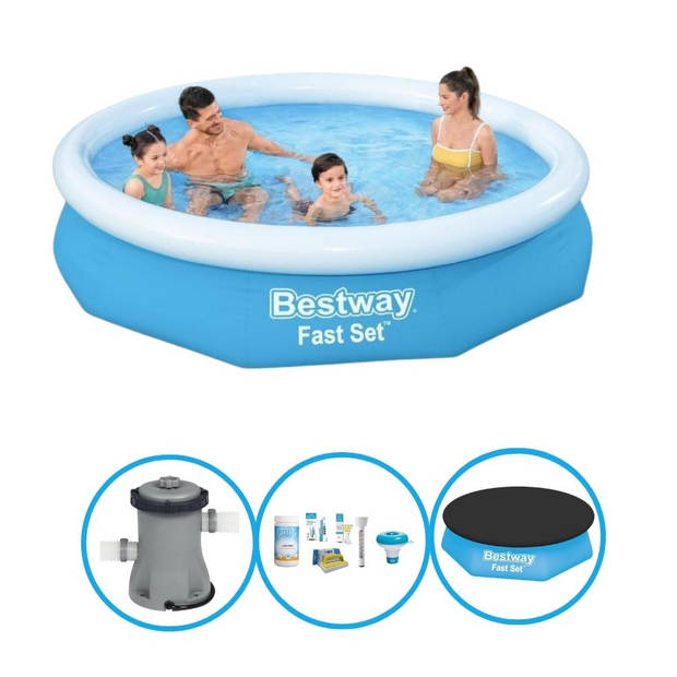 Bestway Zwembad Fast Set - Zwembadpakket - 305x66 cm