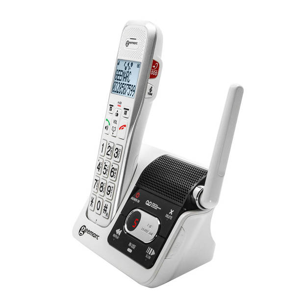 Geemarc - AmpliDECT 595 ULE - Vaste telefoon - Draadloos - Voor slechthorenden en slechtzienden -50dB geluidsversterking