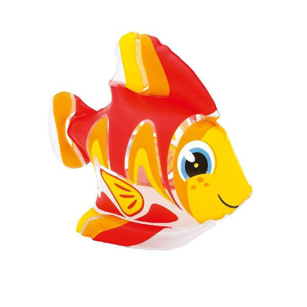 Intex opblaasbare vis - kunststof - rood/geel/oranje - 24 x 24 cm - opblaasspeelgoed