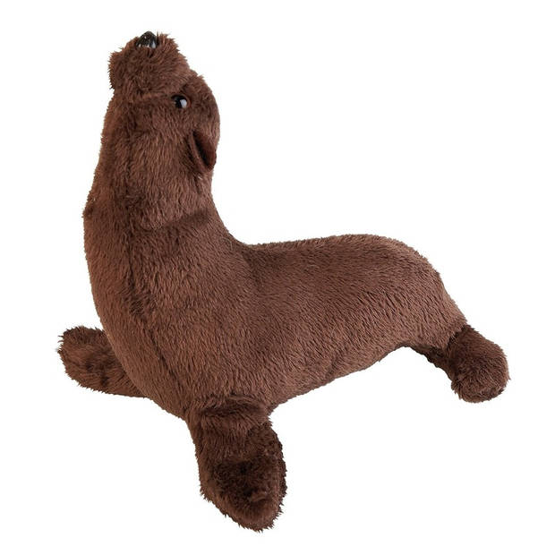 Zeedieren serie zachte pluche knuffels 2x stuks - Dolfijn en Zeeleeuw van 15 cm - Knuffel zeedieren