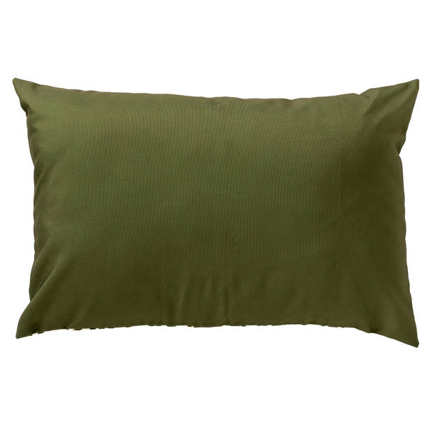 Dutch Decor - RIVANO - Outdoor Kussenhoes 40x60 cm - waterafstotend en uv-bestendig - Olive Branch - groen