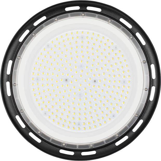 LED UFO High Bay - Agiro - 200W - Magazijnverlichting - Waterdicht IP65 - Helder/Koud Wit 6400K - Aluminium