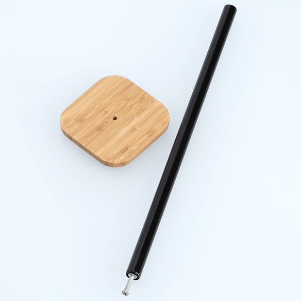WC/Toiletrolhouder bamboe hout - 46 x 12 cm - luxe kwaliteit - Toiletrolhouders