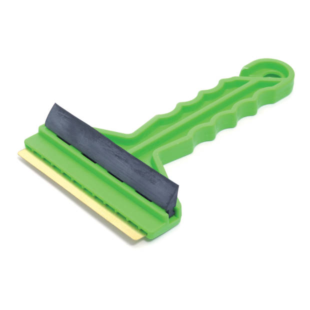 Autoramen IJskrabber/trekker groen 16 cm met anti-condens doek en ruitenontdooier spray - IJskrabbers