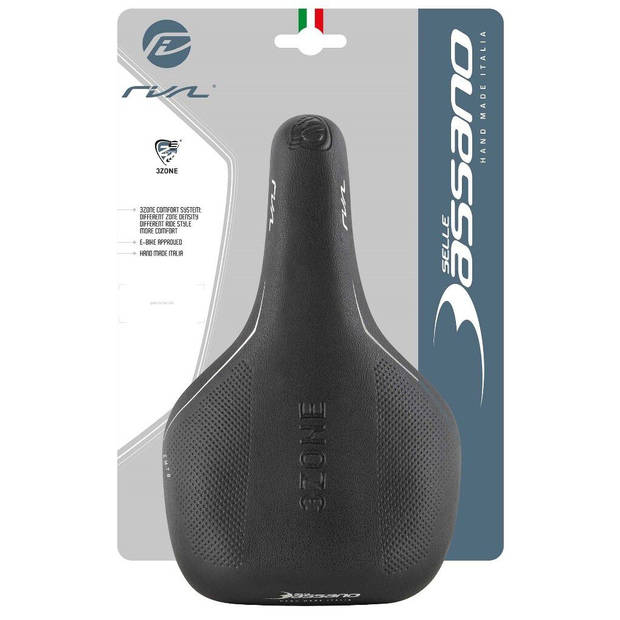 Selle Bassano Zadel Sb rivale 3zone sport zwart