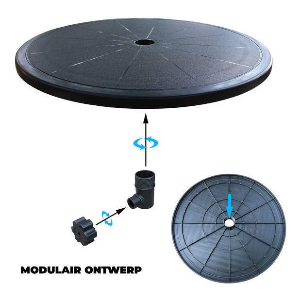 MaxxGarden Parasol tafel - voor Strand en Stokparasol - Diameter 50cm