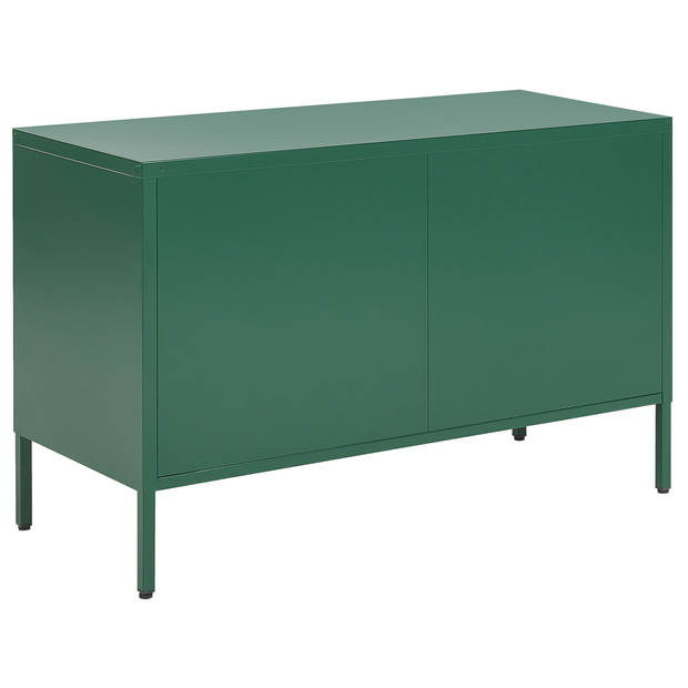 Beliani URIA - Sideboard-Groen-Staal