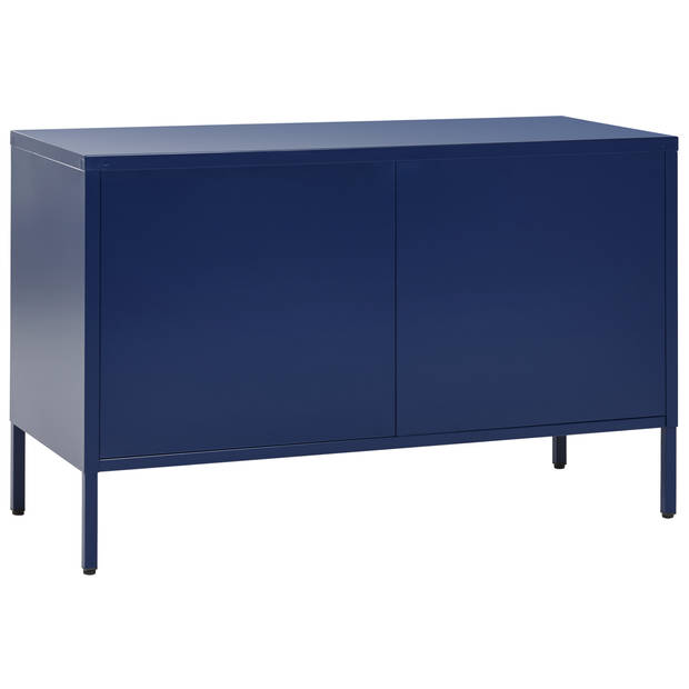 Beliani URIA - Sideboard-Blauw-Staal